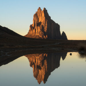 Shiprock Reflection – New Mexico Desert Photography
